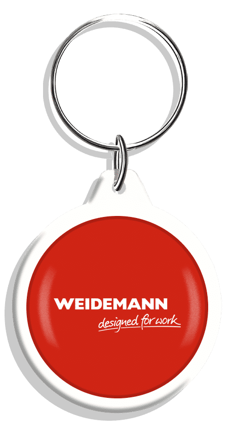 Дизайн брелока для Weidemann. Цифровая визитка